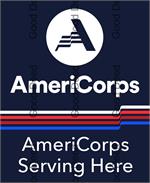 AmeriCorps New Logo Static Cling Window Decal